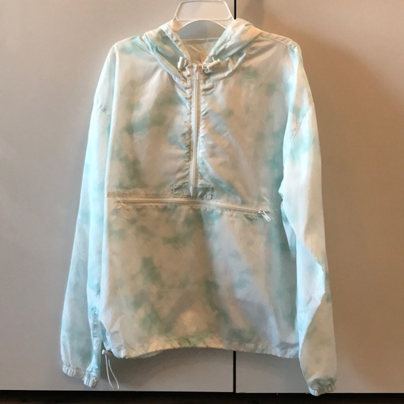 Thread & Supply Jackets & Blazers - Tie-Dye Half-Zip Hoodie Windbreaker